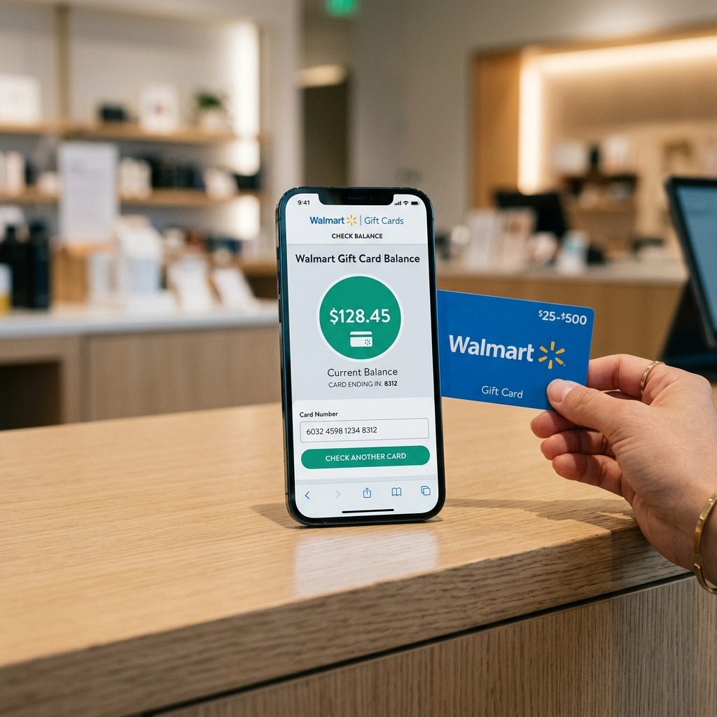 Walmart gift card balance